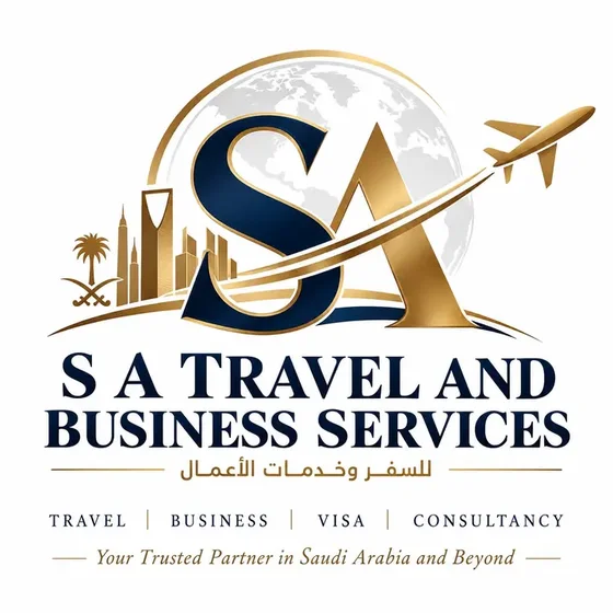 S A Travel and Business Services logo, your trusted partner in Saudi Arabia and beyond